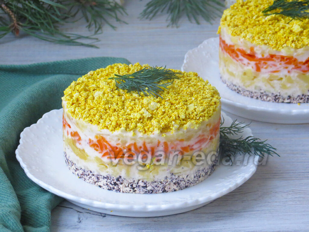 Веганская мимоза