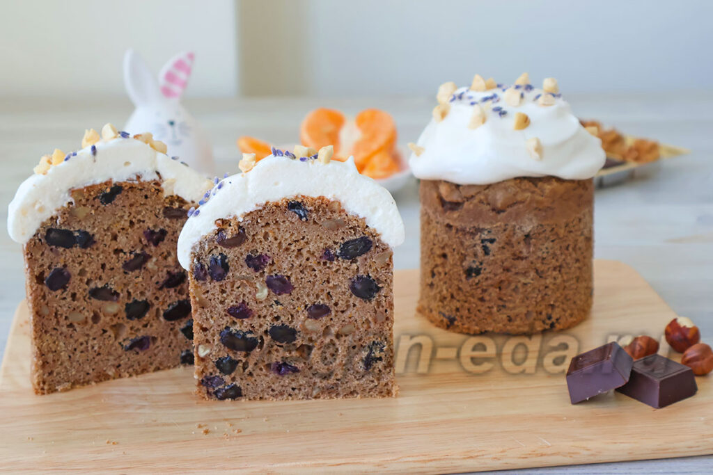 Постный кулич