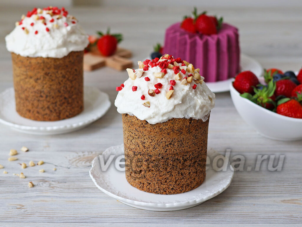 Веганский кулич